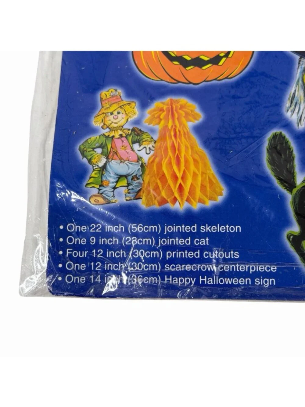 Vintage Beistle Halloween Spooky Decorama Jointed- Open Missing 2